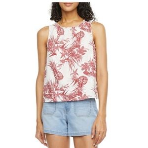 NEW a.n.a Flattering Summer Sleeveless Tank Top 100% cotton size Large